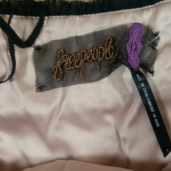 Free People Alicia Lace Black Mini Dress Size 2 - Picture 5 of 12